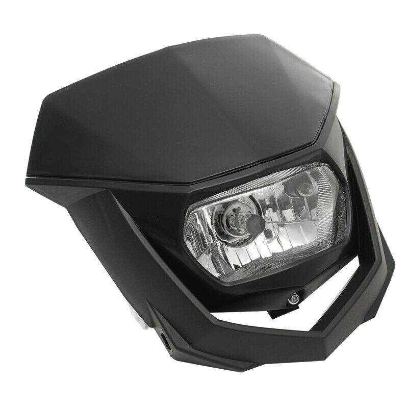 12V Universal Motorcycle Dirt Bike Halo Headlight head light lamp Dirt Bike Y7N8