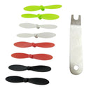 8pieces MINI Propellers Backup Propeller Replacement Accessory Multi Color
