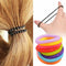 10Pcs Women Girls Hair Band Ties Rope Ring Elastic Hairband Ponytail Holder  Z