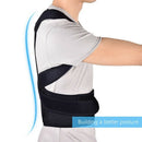 Hailicare Back Posture Corrector Shoulder Lumbar Brace Spine Support Belt A