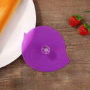 Leaf Shape Silicone Cup Cover Heat Resistant Cap Leakproof Cup Lid (Purple) A
