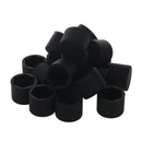 20pcs Universal Black Silicone Wheel Lugs Nuts Bolts Covers Protective Caps