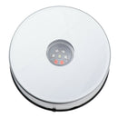 Crystal 4.72 Inch Rotating LED Light Display Base with USB Adaptor, White