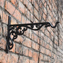 Cast Iron Hanger Wrought Iron Garden Hook Flower Pots Basket Wall Hanger Br N6Y9