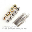 170pcs/box Watch Crown Replacement Watchmaker Repair Accessories Tool Kits