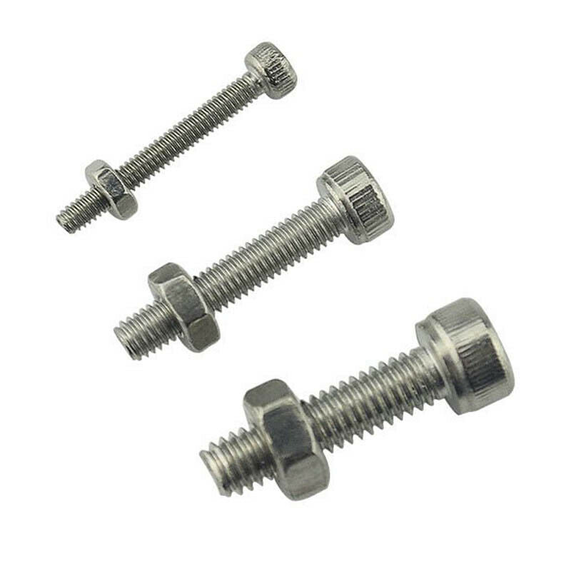 480pcs Hex Socket Head Cap Screws Nut Kit Set M2 M3 M4 Stainless Steel For  C2Q3