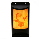 91 LED Solar Wall Lamp Waterproof Flickering Garden Landscape Flame Light