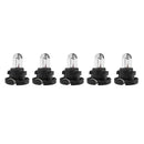 5pcs T4 12V Car Auto Interior Instrument Light Bulbs Dashboard Lamps