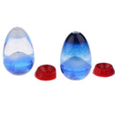 Creative Volcano Eruption, 2pcs Egg Liquid Hourglass Sand Sandglass Timer A
