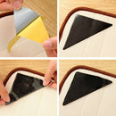 4 pcs Rug Carpet Mat Grippers Non Slip Anti Skid Reusable Silicone Grip Pads AU