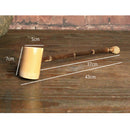 Pack of 2 Japanese Bamboo Water Ladle Scoop Hishaku for Garden Tea Ceremony
