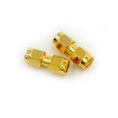 2Pcs SMA Male to SMA Male Plug in series RF Coaxial Adapter Connector 3C