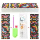 DIY Butterfly Special Shaped Diamond Painting 2 Grids Pencil Storage Case