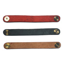 KeyChain Key Chain Ring Strap Expandable PU Leather Holder Organizer Belt Loop
