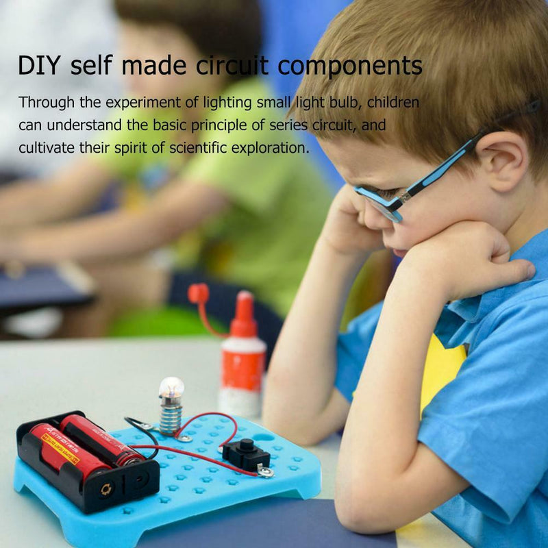 Physical Science Experiments DIY Circuit Kit Kids Educational Manual Toys