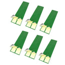 6 Pieces Universal Durable Archery Arrow Wraps Stickers 230 x 65mm green