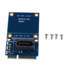1Pc mSATA PCI-e Express SATA SSD Slot To 7 Pin SATA HDD Convert Card AdapterJC!E
