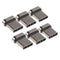 6x Aluminium Magnetic Tip USB Type C Head Converter Adapter Charge Connector