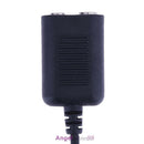 2 Pin Extend Extension Cable Wire for Baofeng Earpiece Headset Speaker Mic Radio