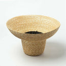 Popular Lamp Shape Sun Hat For Women Big Wide Brim Beach Hat High Top Straw