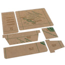 Acrylic Template for business long wallet Leather craft Pattern stenci Gw