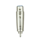 3 Pin XLR Female Plug to Male RCA Phono Socket Mic Cable Audio Adapter