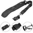 Black Single Shoulder Sling Belt Strap for DSLR Digital SLR Camera Quick Rapid