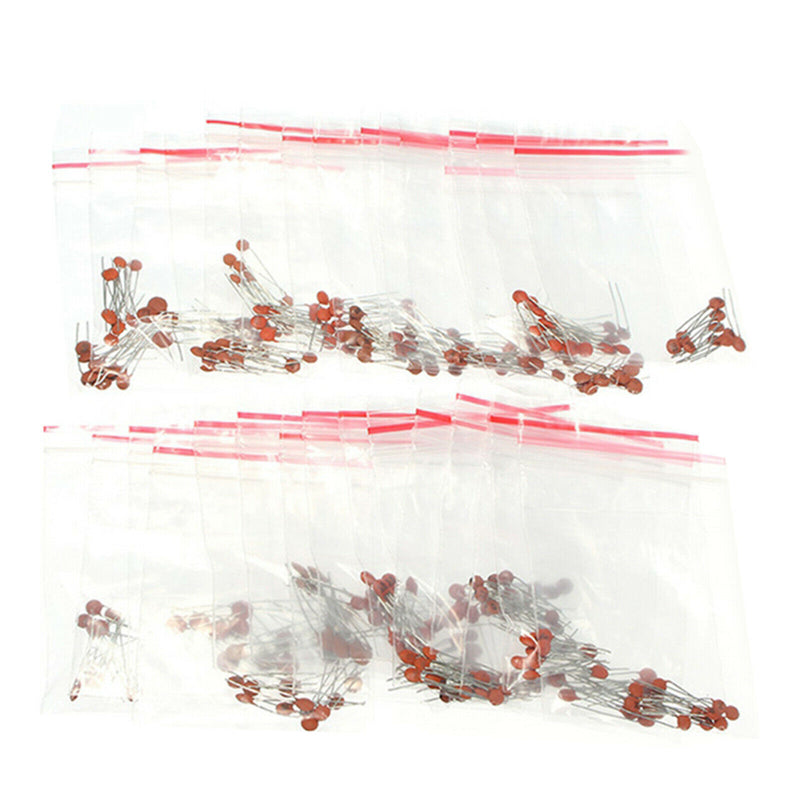 Ceramic Capacitor Assortment Kit 2PF-0.1UF 30 Values Electronic Components