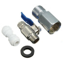 5X(1/2'' to 1/4'' RO Feed Water Adapter Ball Valve Faucet Tap Feed Reverse C6R1)