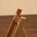 Bamboo Display Stand, Pure Solid Wood Easel Plate Display Photo Holder Stand