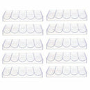 10pcs professional acrylic poker chips 100 chip trays (without cover)