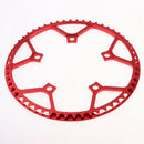 45T 47T 53T 56T 58T Chainring 130 BCD Single Speed Chain Ring Red 56T Aluminum