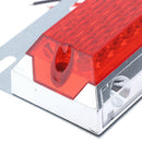 15LED Side Marker Light Clearance Lamps Red Truck Trailer Tractor 12V 2_
