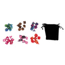 42 Pieces 16mm Six Sided Dice Acrylic Dice Family Set For D\u0026D TRPG