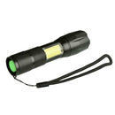 Aluminum Alloy 4 Modes XML T6 LED Flashlight Zoomable Torch COB Work Light