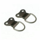 picture frame hanging D ring double NP nickel plated with screws ( pack of  I1K7