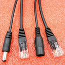 Power Over Ethernet Passive PoE Adapter Injector + Splitter K G8P5 Cable Y7T9