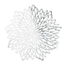 6PCS PVC Placemat for Dining Table Hollow Pad Coaster Pads Table Bowl Mats