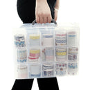 30 Slots 3 Tiers Makeup Organizer Jewelry Storage Box Toys Organizer Remova D4Q7