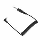 6.35mm Plug to Male PC Flash Sync Cable Screw Lock for Studio Trigger Light Pipe