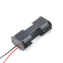 2Pcs Wire Leads Battery Holder Cell Case Box For 2X Series AA Batteries 3V New