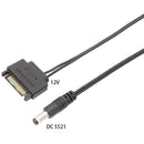 1Pc SATA Male To DC 5.5*2.1mm 12V power supply SATA to DC Cable 20cmS Hn