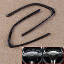 Carbon Fiber Steering Wheel Button Frame Trim Fit for Infiniti Q50 Q50L 2018-19