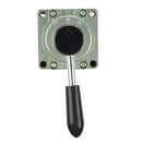 HV-04 G1/2" 3 Position 4 Way Manual Pneumatic Lever Valve G6O3