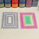 3pcs/Set DIY Square Metal Cutting Dies Scrapbooking Embossing Stencil Decor