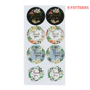 80 pcs/10 sheet Gift Sealing Stickers Thank you Design Party Gift Decor LabSEAU