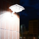 6 Bright LED Solar Lights Outdoor Wall Light Security Light Night for Gutter
