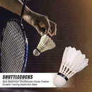 3pcs Badminton Shuttlecocks Goose Feather Durable Training Badminton Balls