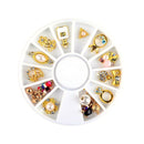 Nail Art Rhinestones Geometric Pattern Nails Wheel DIY Stone Decor Ornament