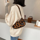 Animal Pattern Women Underarm Shoulder Bag Women Travel Handbags (Leopard)